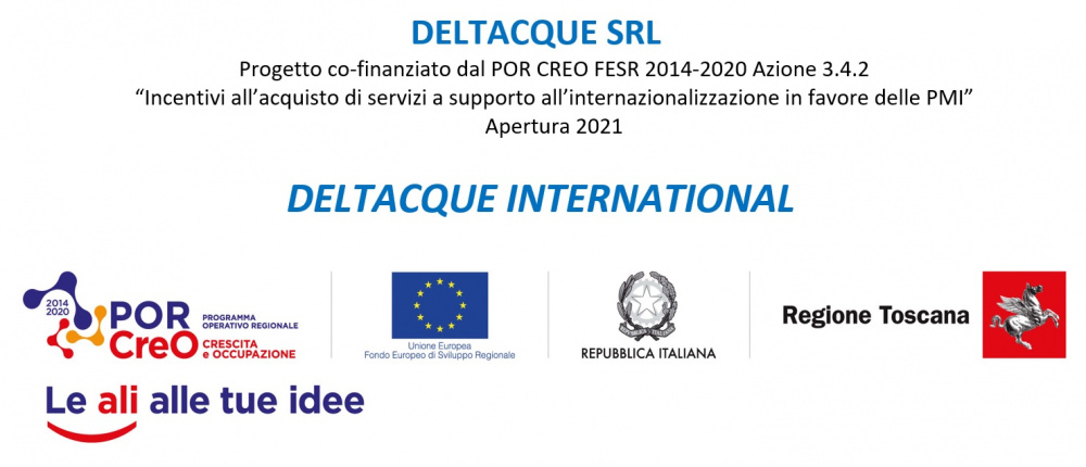 DELTACQUE INTERNATIONAL deltacque regione toscana por creo