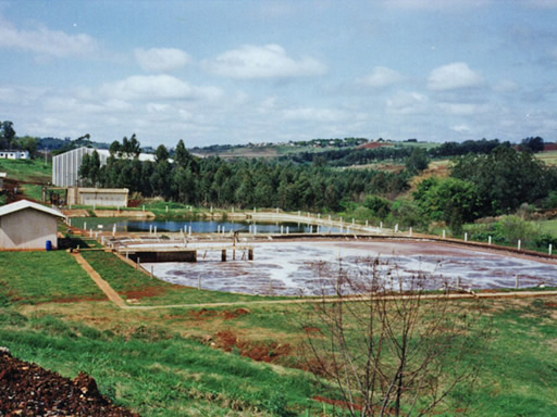 Tannery wastewater treatment plant