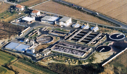Tannery wastewater treatment plant