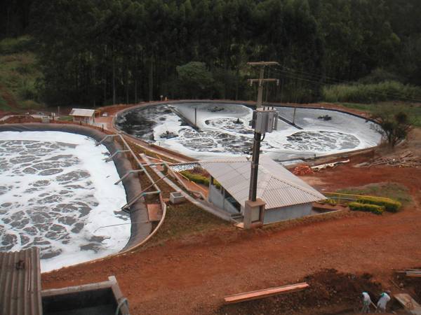 Wastewater treatment plant for tanning industry